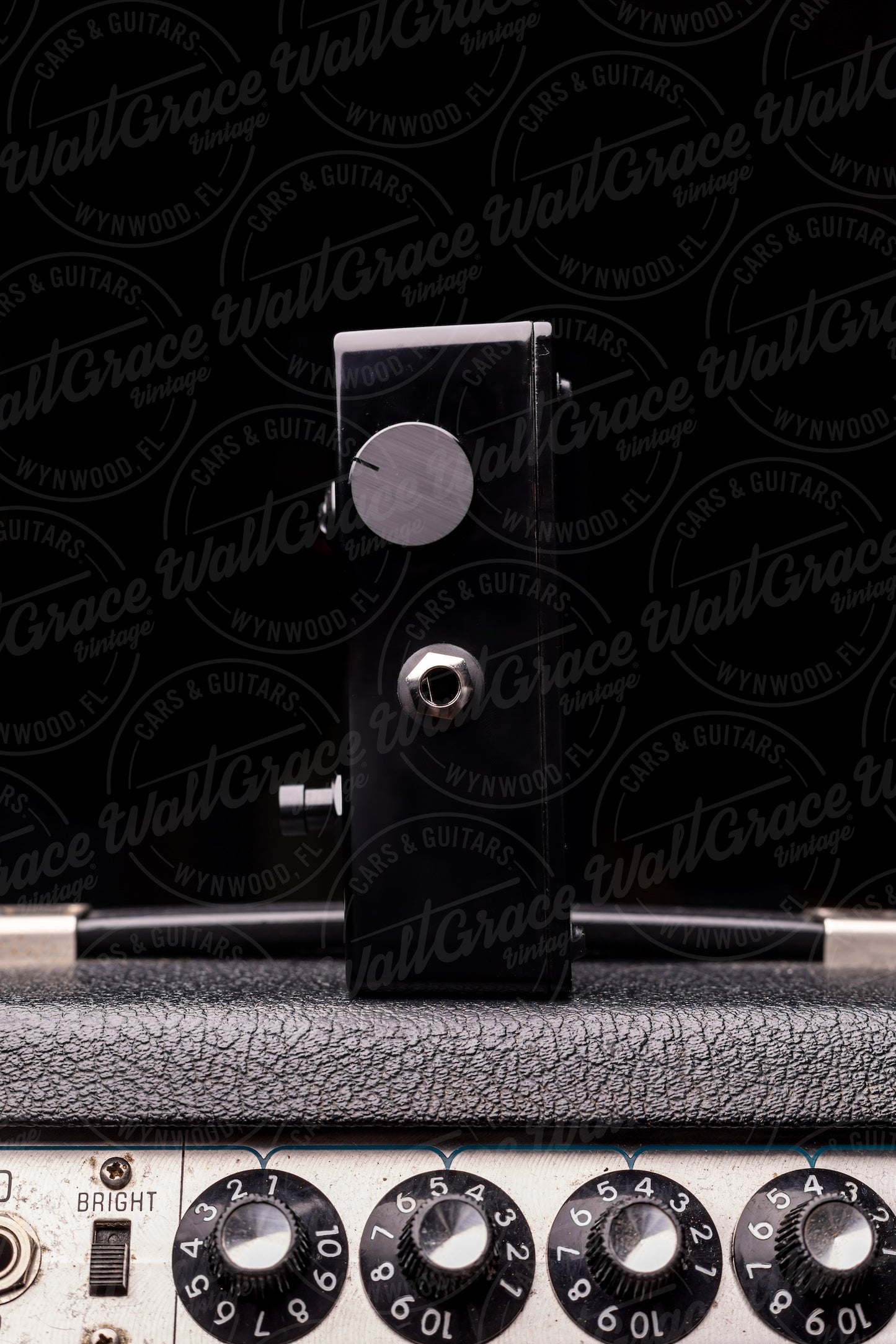SM Limited Edition All Black Red Dot NKT275 SM Fuzz Pedal