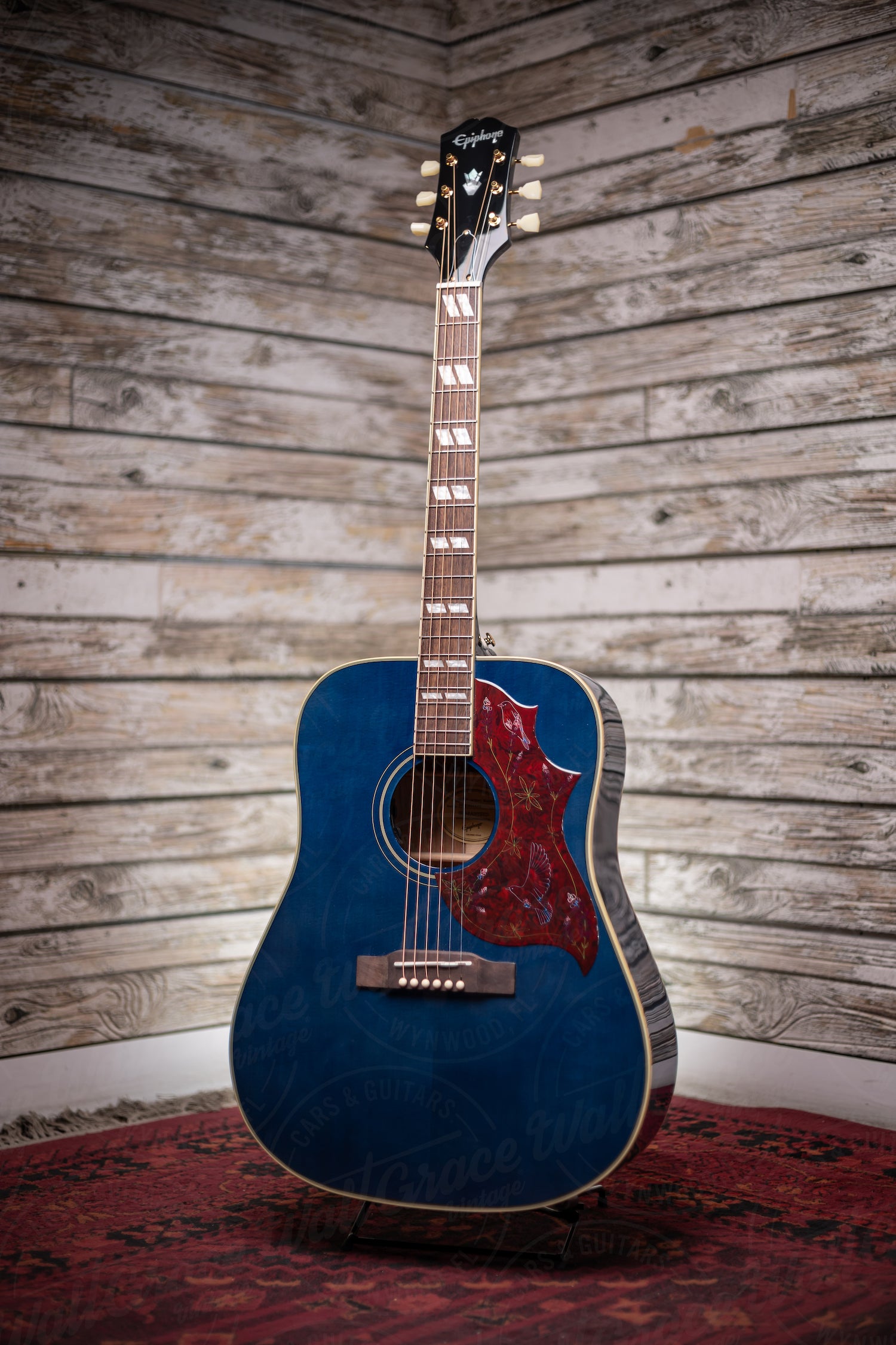 Epiphone Miranda Lambert Bluebird Acoustic-Electric Guitar - Blue Bonnet