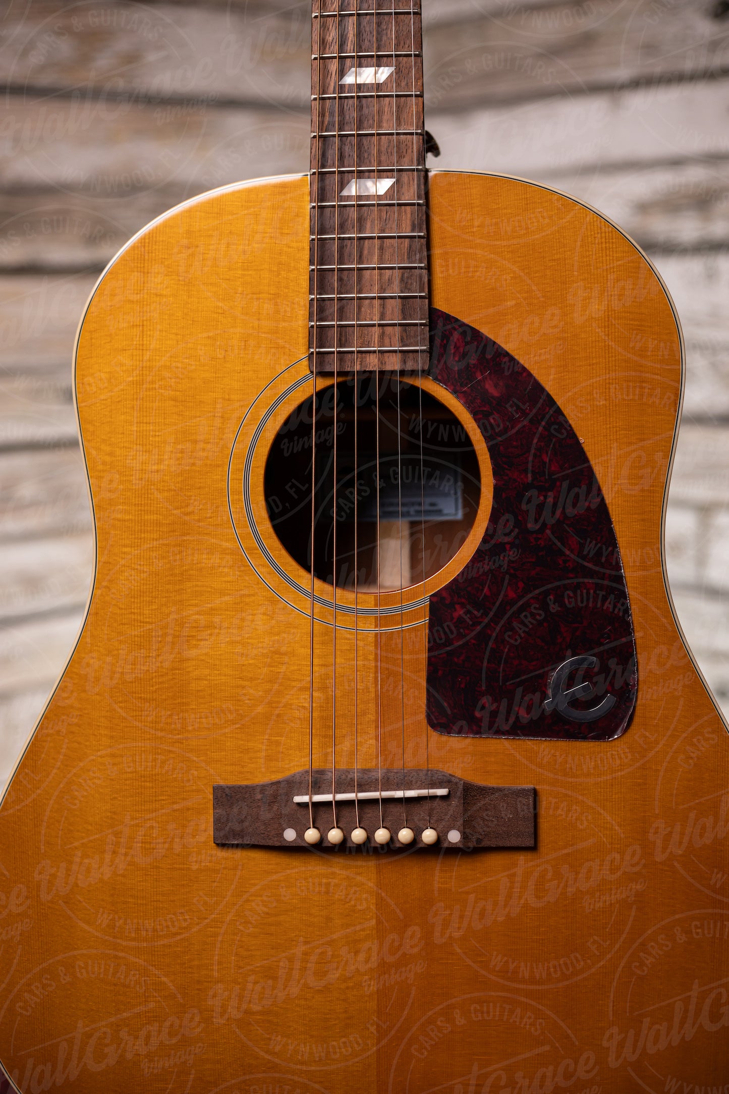 Epiphone Masterbilt Texan Acoustic-Electric Guitar - Antique Natural Aged Gloss