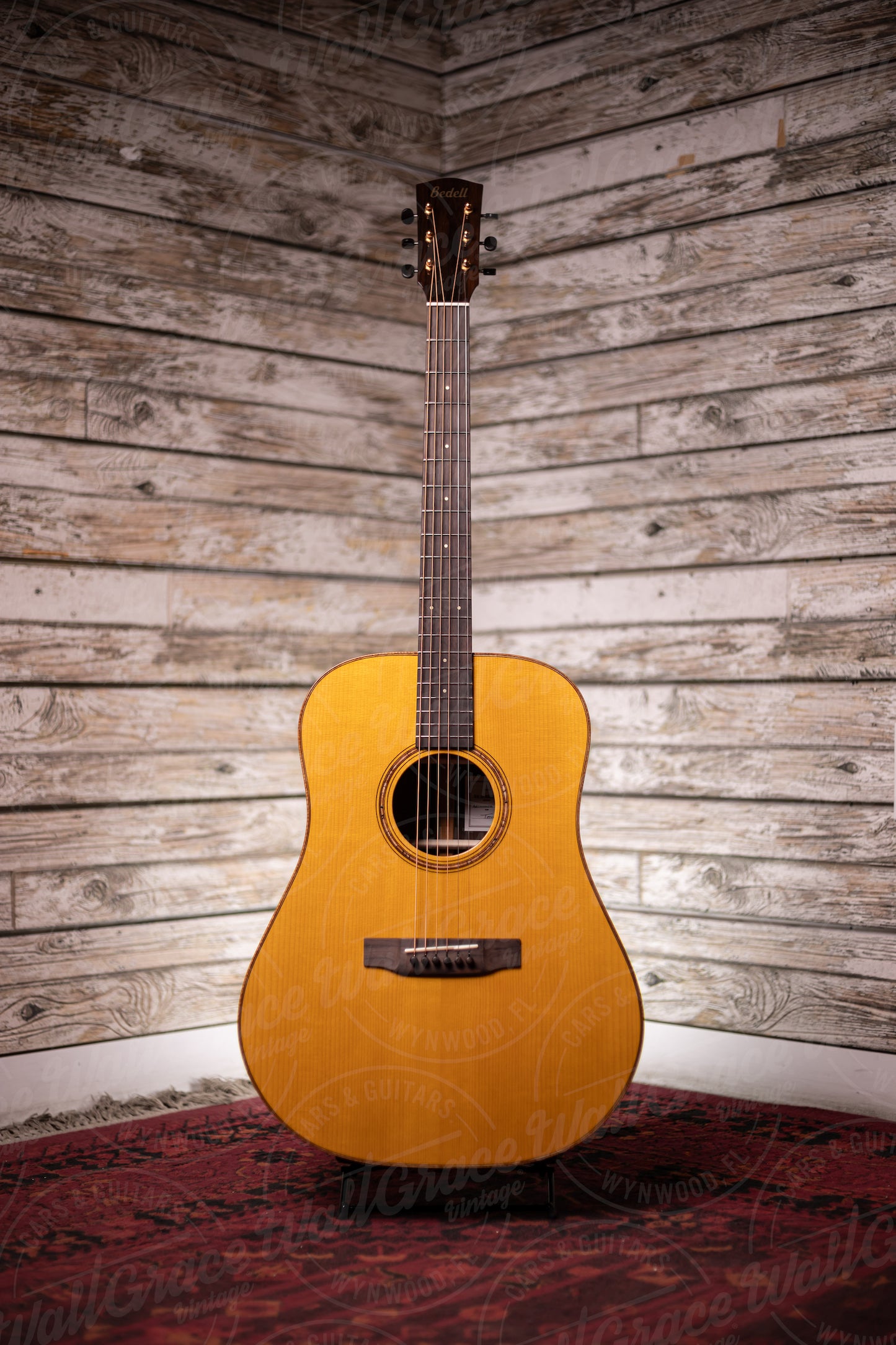 Bedell Bahia Dreadnought Brazilian Rosewood Acoustic Guitar - Natural