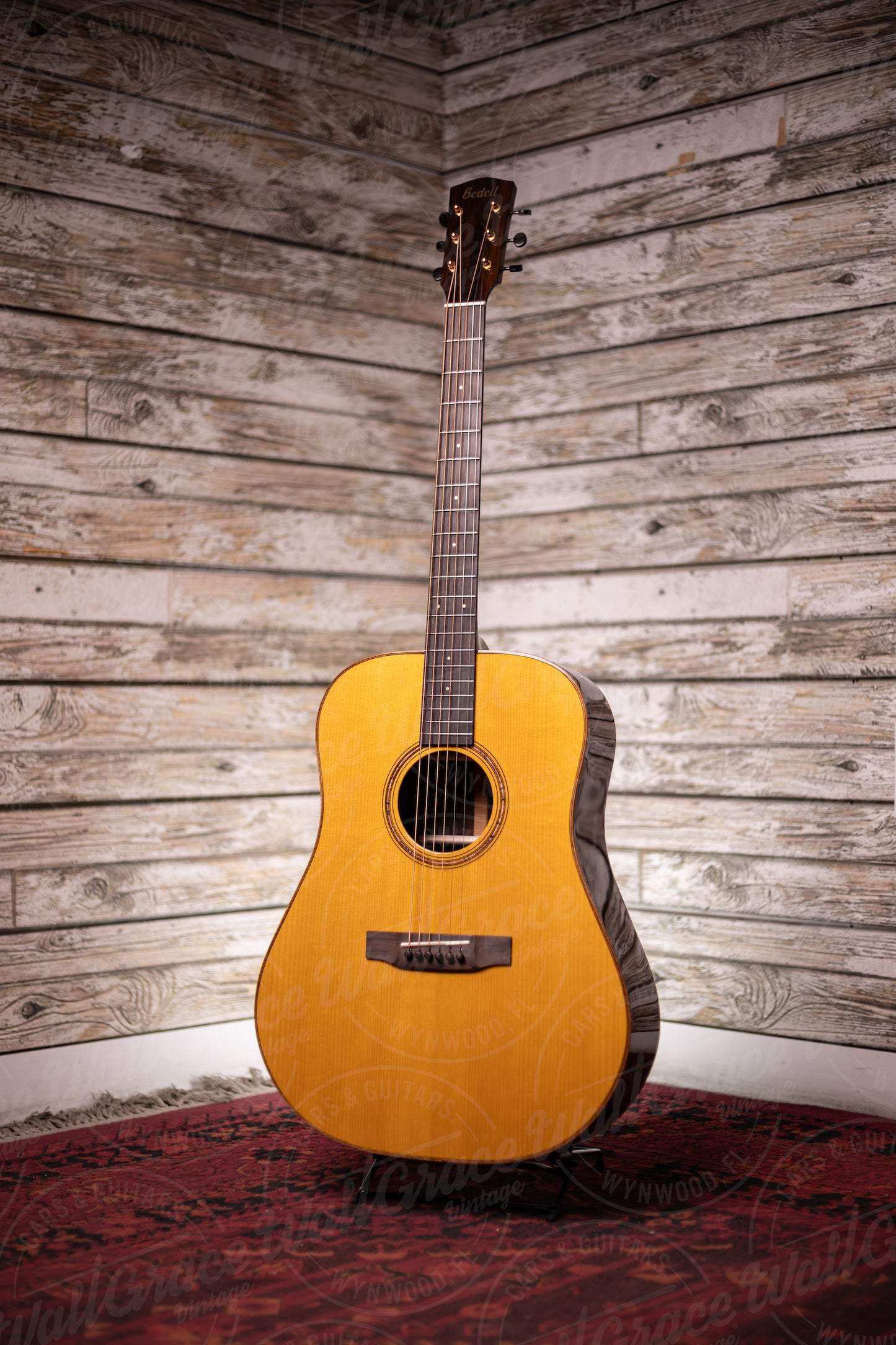 Bedell Bahia Dreadnought Brazilian Rosewood Acoustic Guitar - Natural