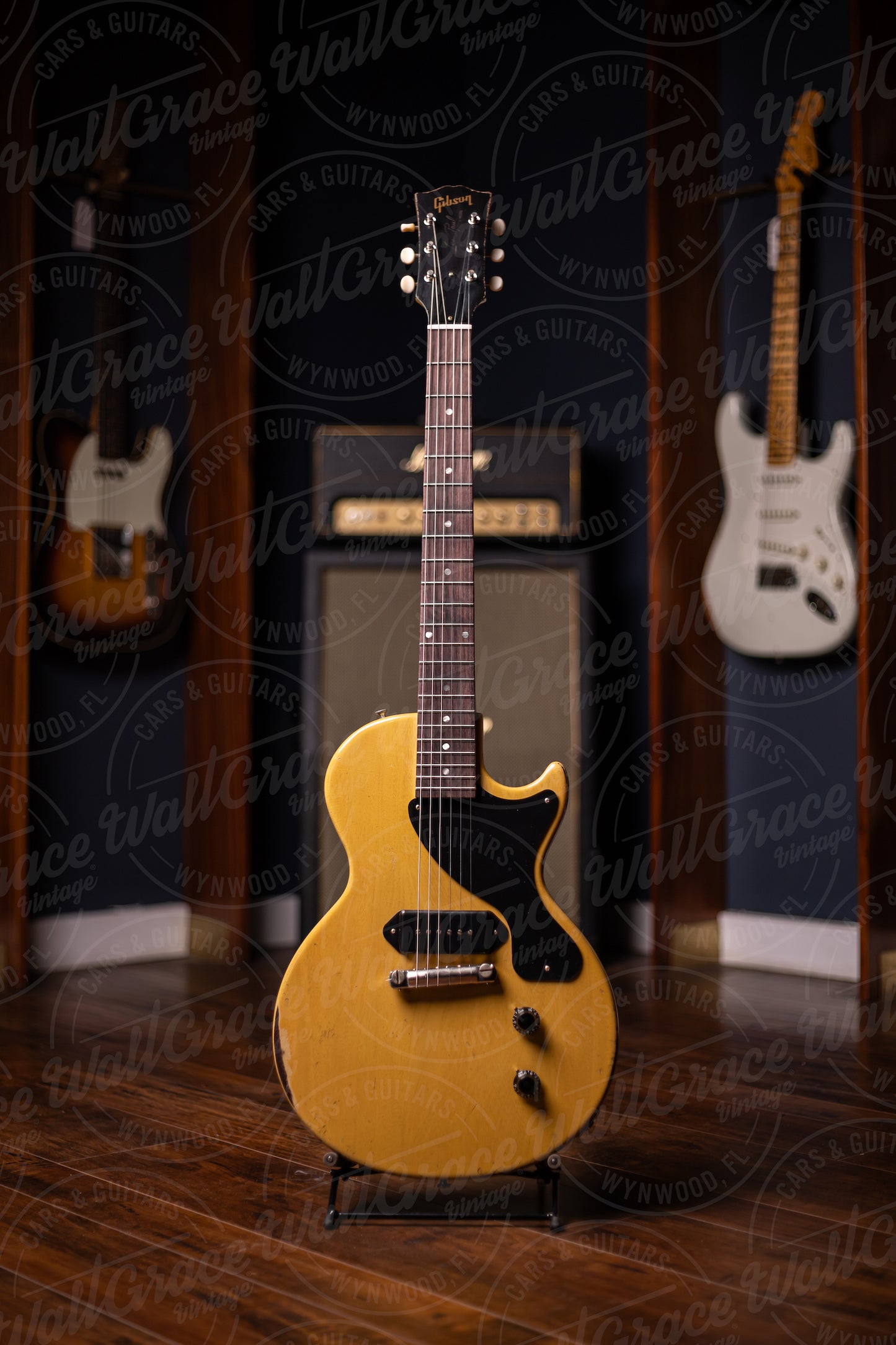 Gibson Custom Shop 1957 Les Paul Junior Single Cut Reissue Murphy Lab Heavy Aged Electric Guitar - TV Yellow