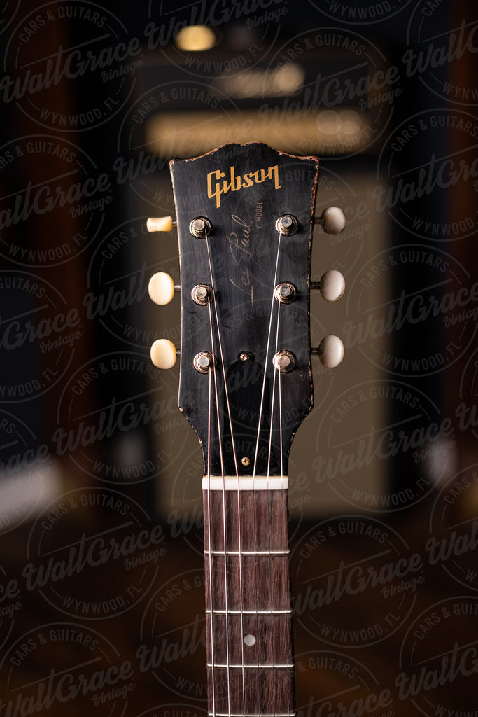 Gibson Custom Shop 1957 Les Paul Junior Single Cut Reissue Heavy Aged Electric Guitar - TV Yellow