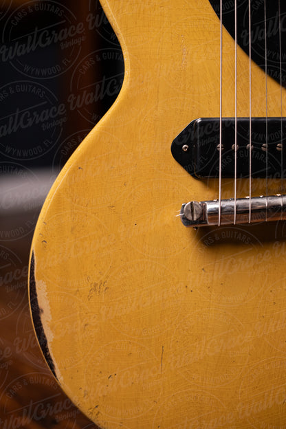 Gibson Custom Shop 1957 Les Paul Junior Single Cut Reissue Murphy Lab Heavy Aged Electric Guitar - TV Yellow