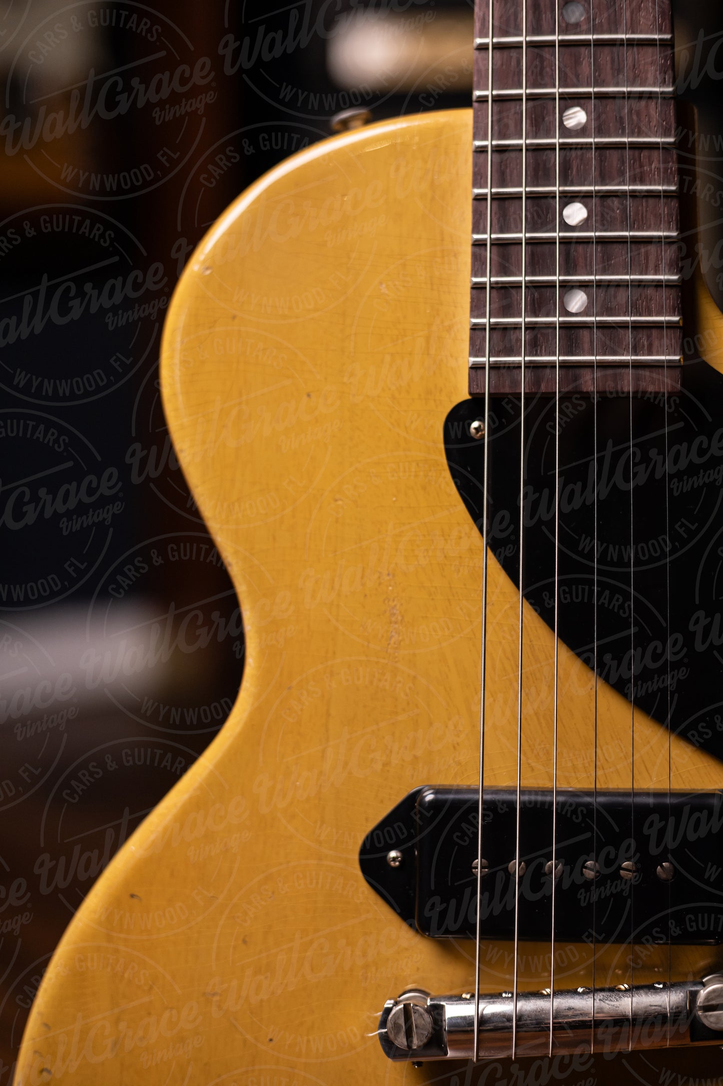 Gibson Custom Shop 1957 Les Paul Junior Single Cut Reissue Murphy Lab Heavy Aged Electric Guitar - TV Yellow