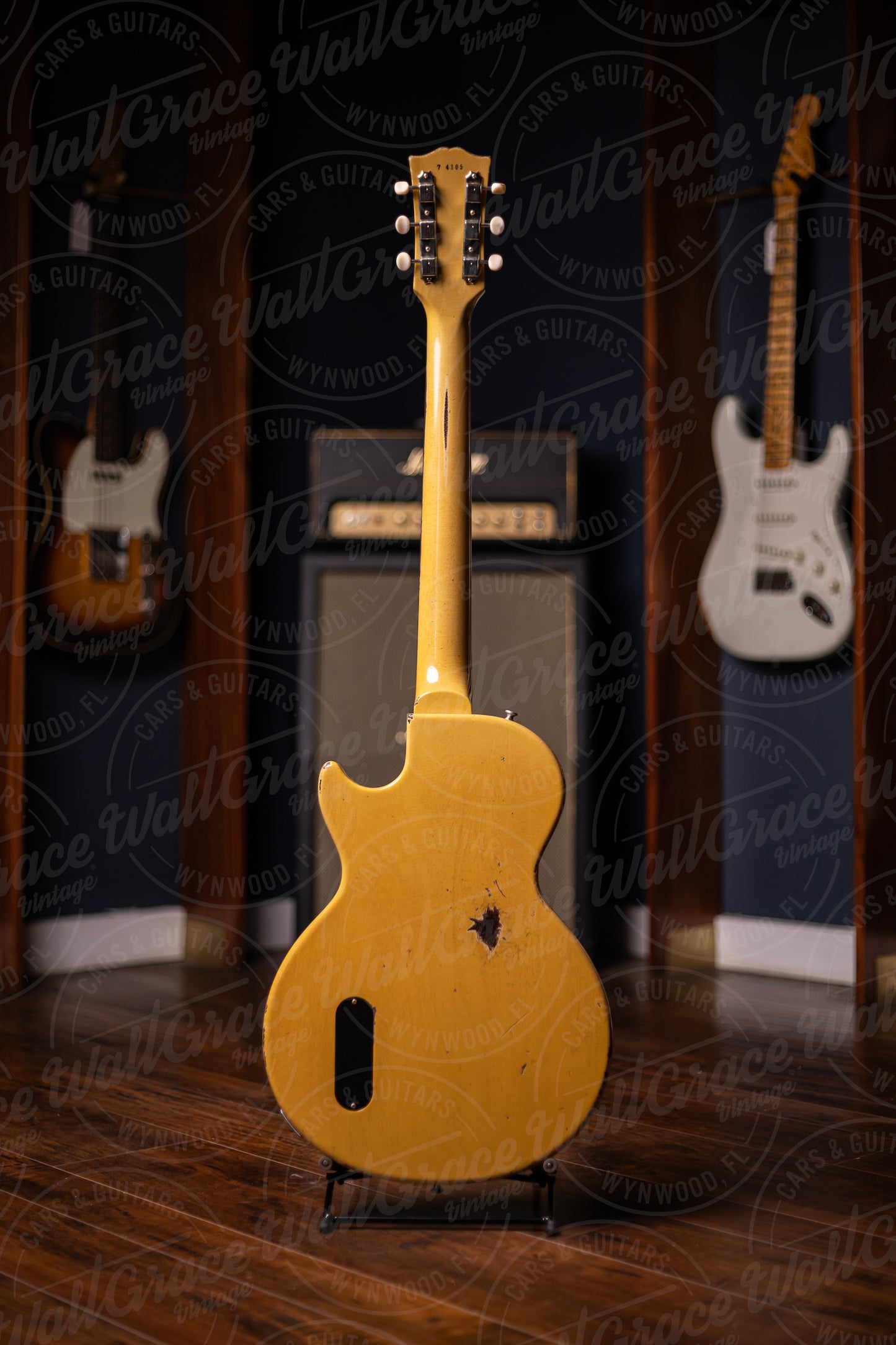 Gibson Custom Shop 1957 Les Paul Junior Single Cut Reissue Murphy Lab Heavy Aged Electric Guitar - TV Yellow