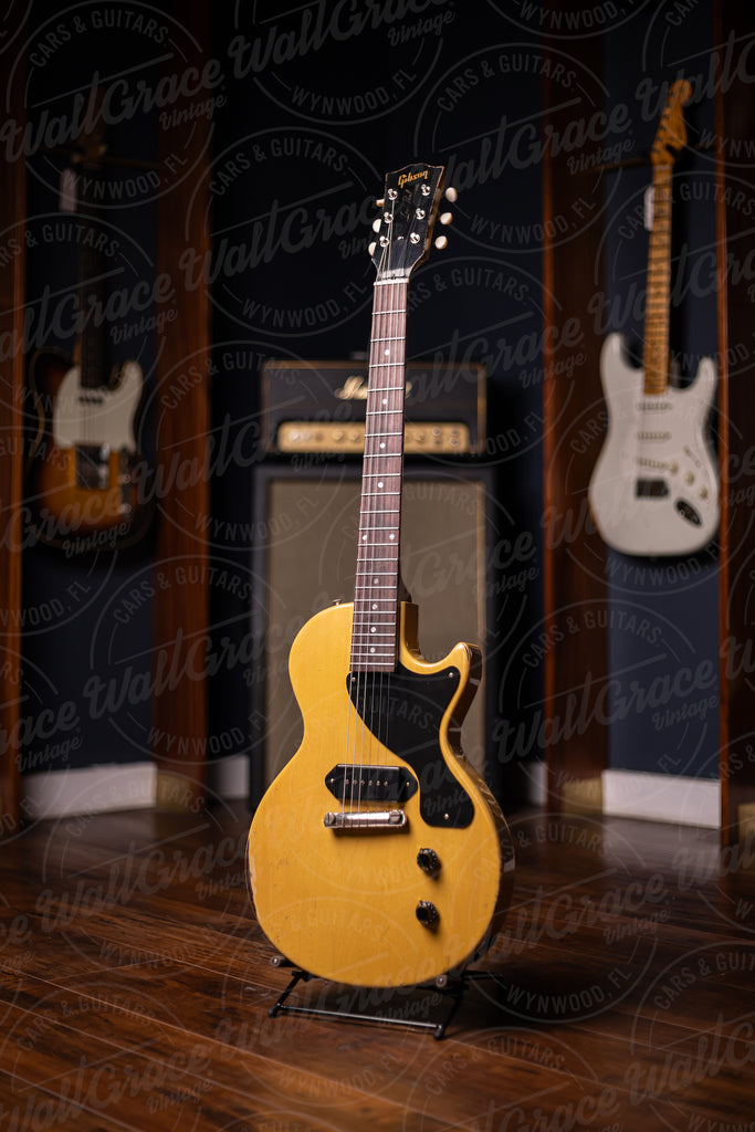 Gibson Custom Shop 1957 Les Paul Junior Single Cut Reissue Murphy Lab Heavy Aged Electric Guitar - TV Yellow
