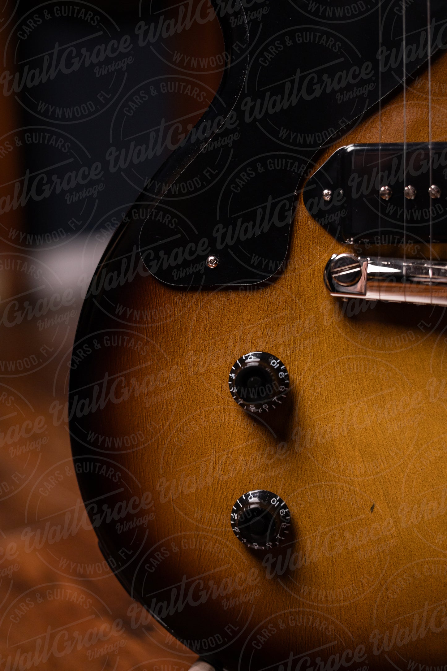 Gibson Les Paul Junior Left Handed Electric Guitar - Vintage Tobacco Burst