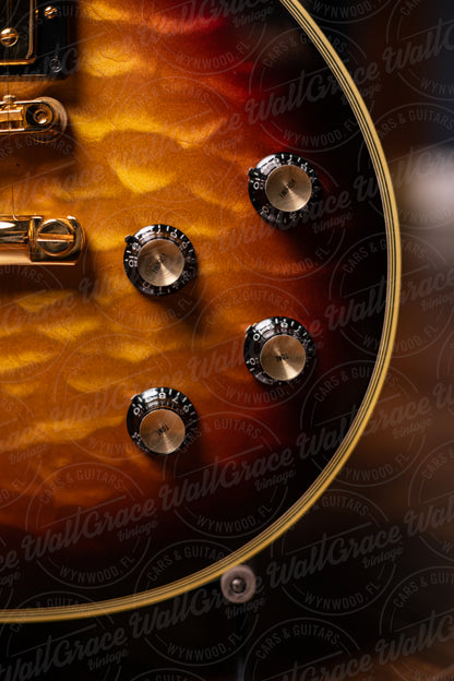 Gibson Custom Shop 1968 Les Paul Custom Quilt Top Electric Guitar - Tri Burst