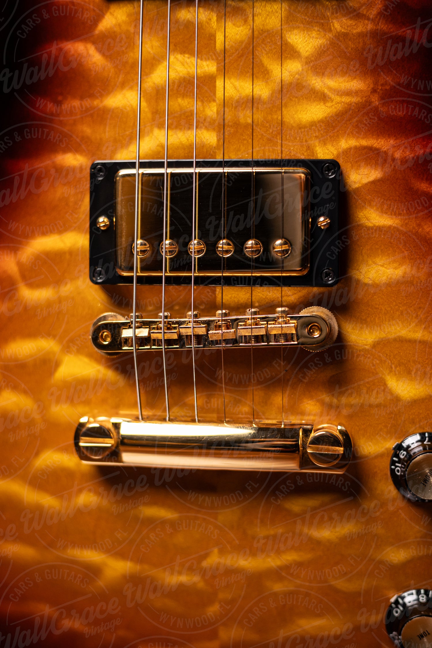 Gibson Custom Shop 1968 Les Paul Custom Quilt Top Electric Guitar - Tri Burst