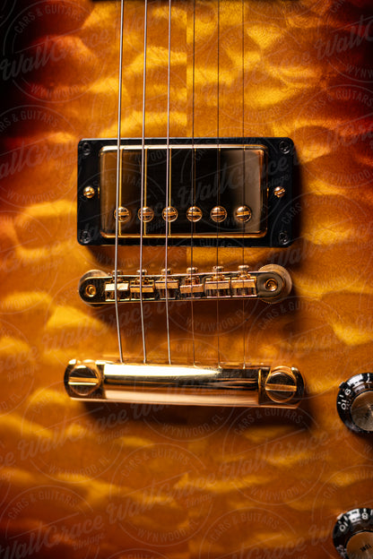 Gibson Custom Shop 1968 Les Paul Custom Quilt Top Electric Guitar - Tri Burst