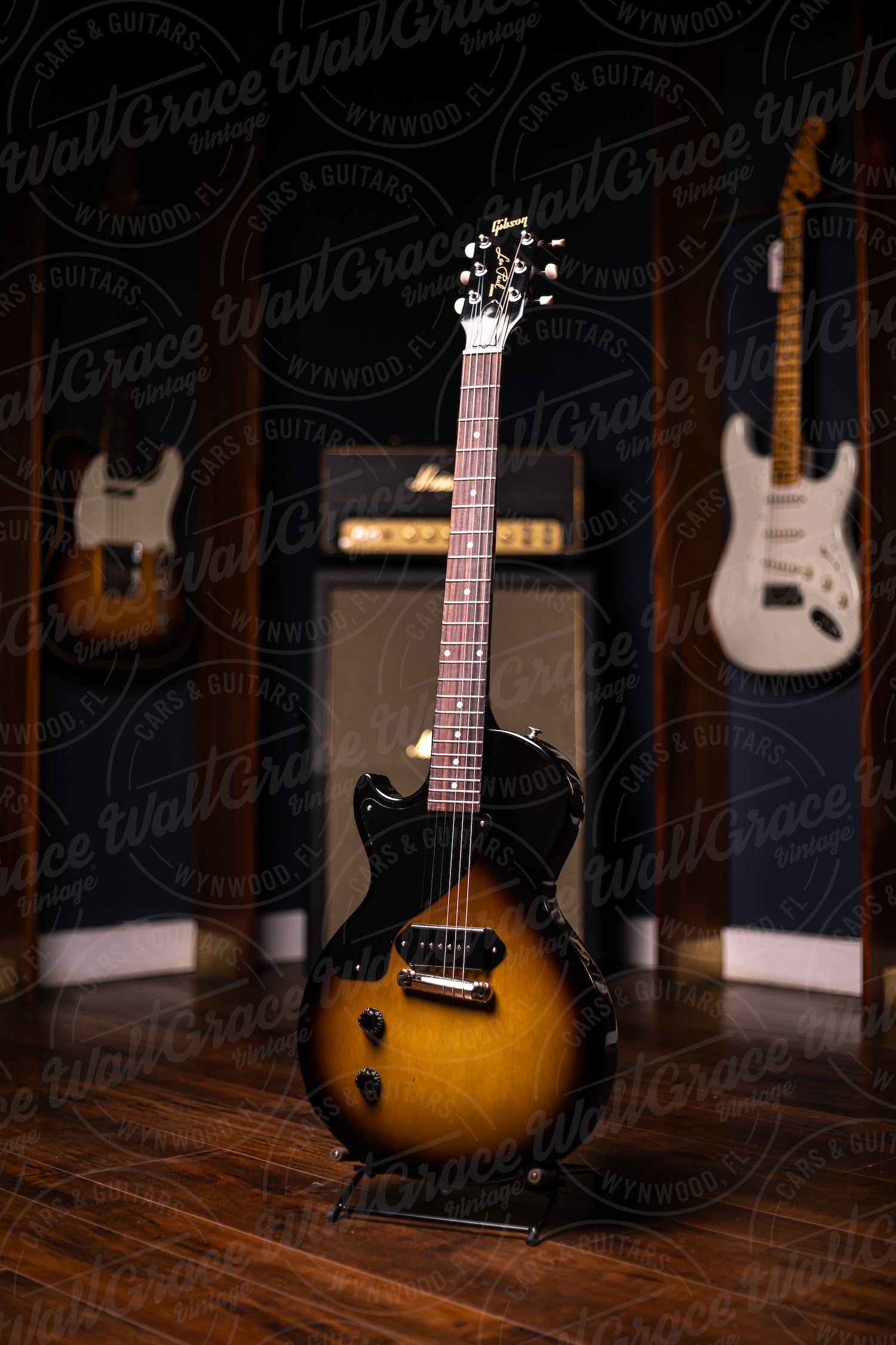 Gibson Les Paul Junior Left Handed Electric Guitar - Vintage Tobacco Burst