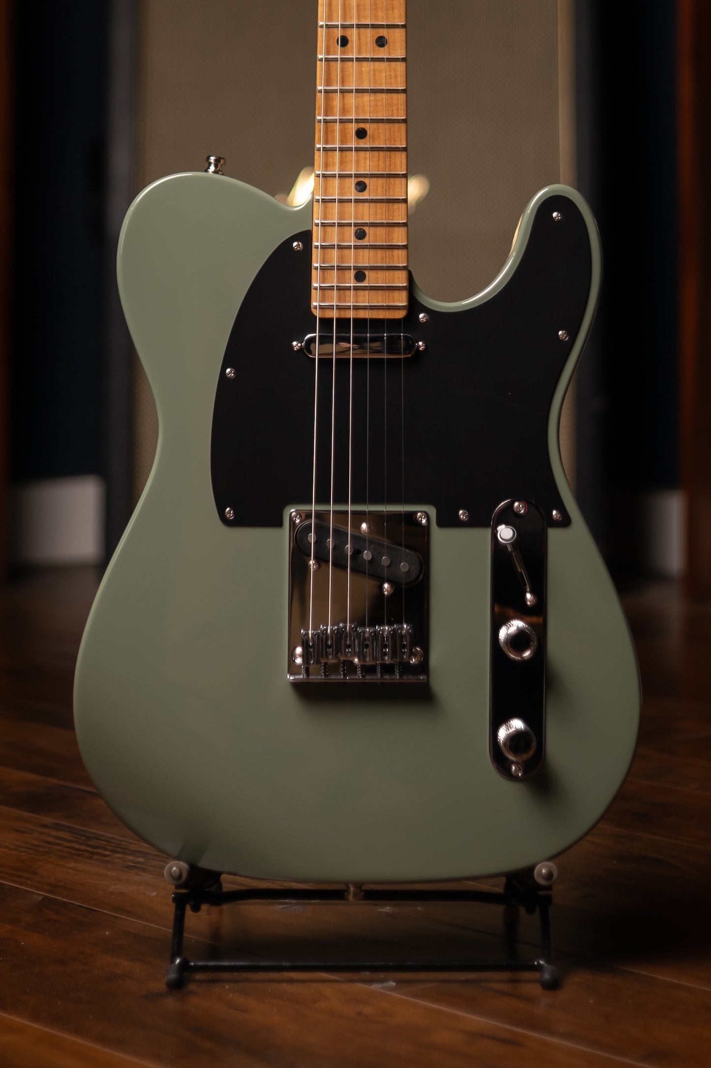 Fender Limited Edition American Ultra II Telecaster Electric Guitar - Antique Olive with Hardshell Case