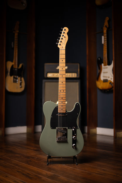 Fender Limited Edition American Ultra II Telecaster Electric Guitar - Antique Olive with Hardshell Case
