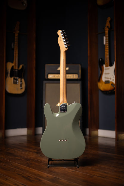 Fender Limited Edition American Ultra II Telecaster Electric Guitar - Antique Olive with Hardshell Case