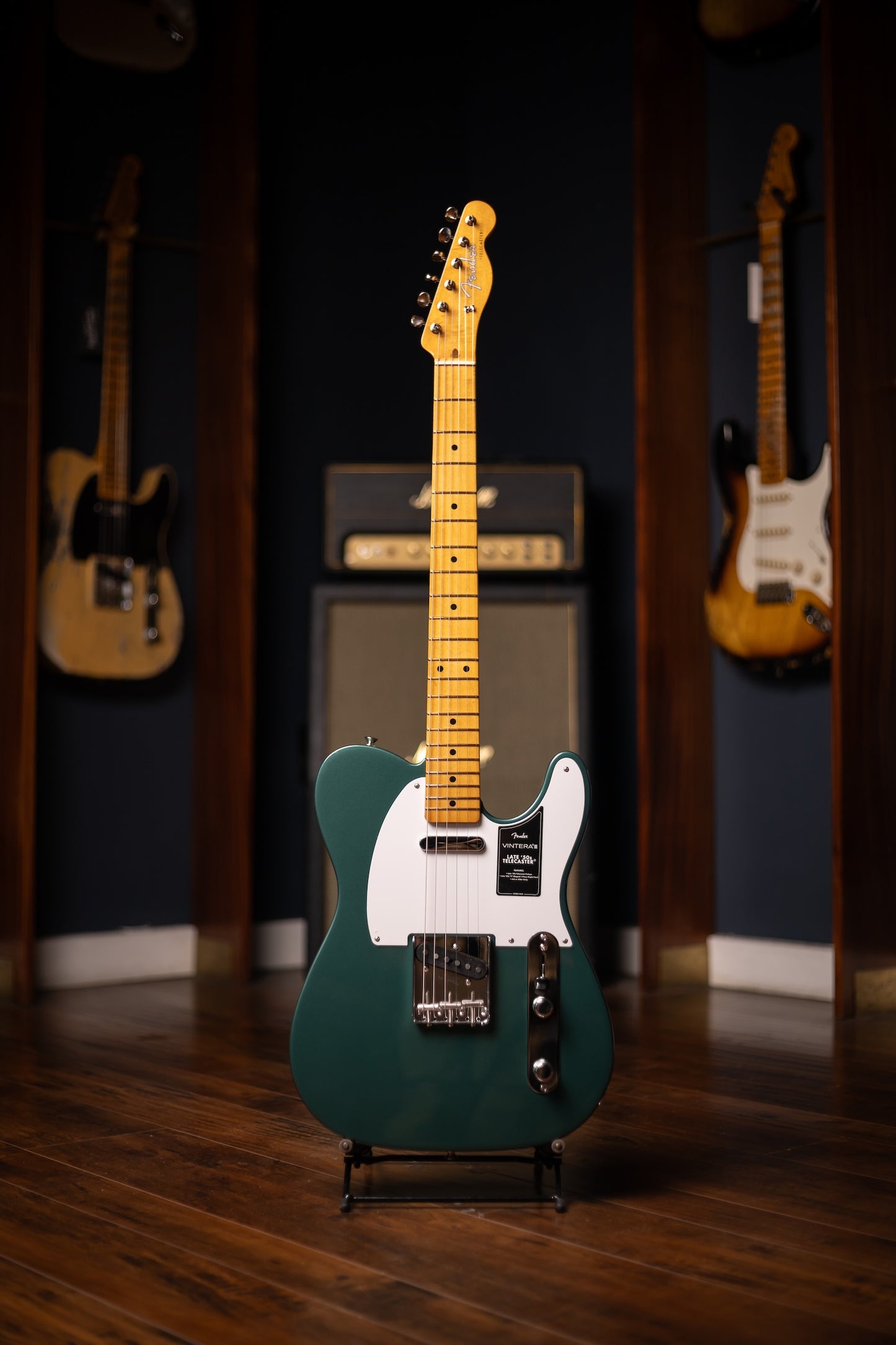 Fender Vintera III Late '60s Custom Telecaster - Sherwood Green Metallic