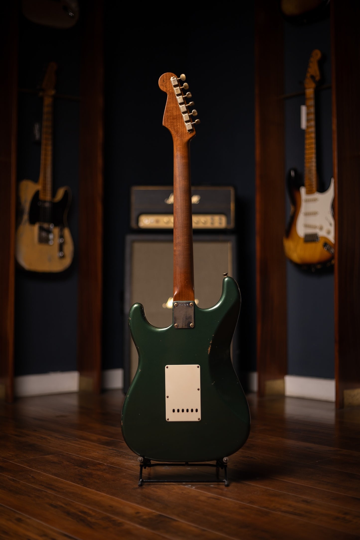 Fender Masterbuilt Todd Krause '63 Stratocaster® Journeyman Relic® Electric Guitar - Sherwood Green Metallic