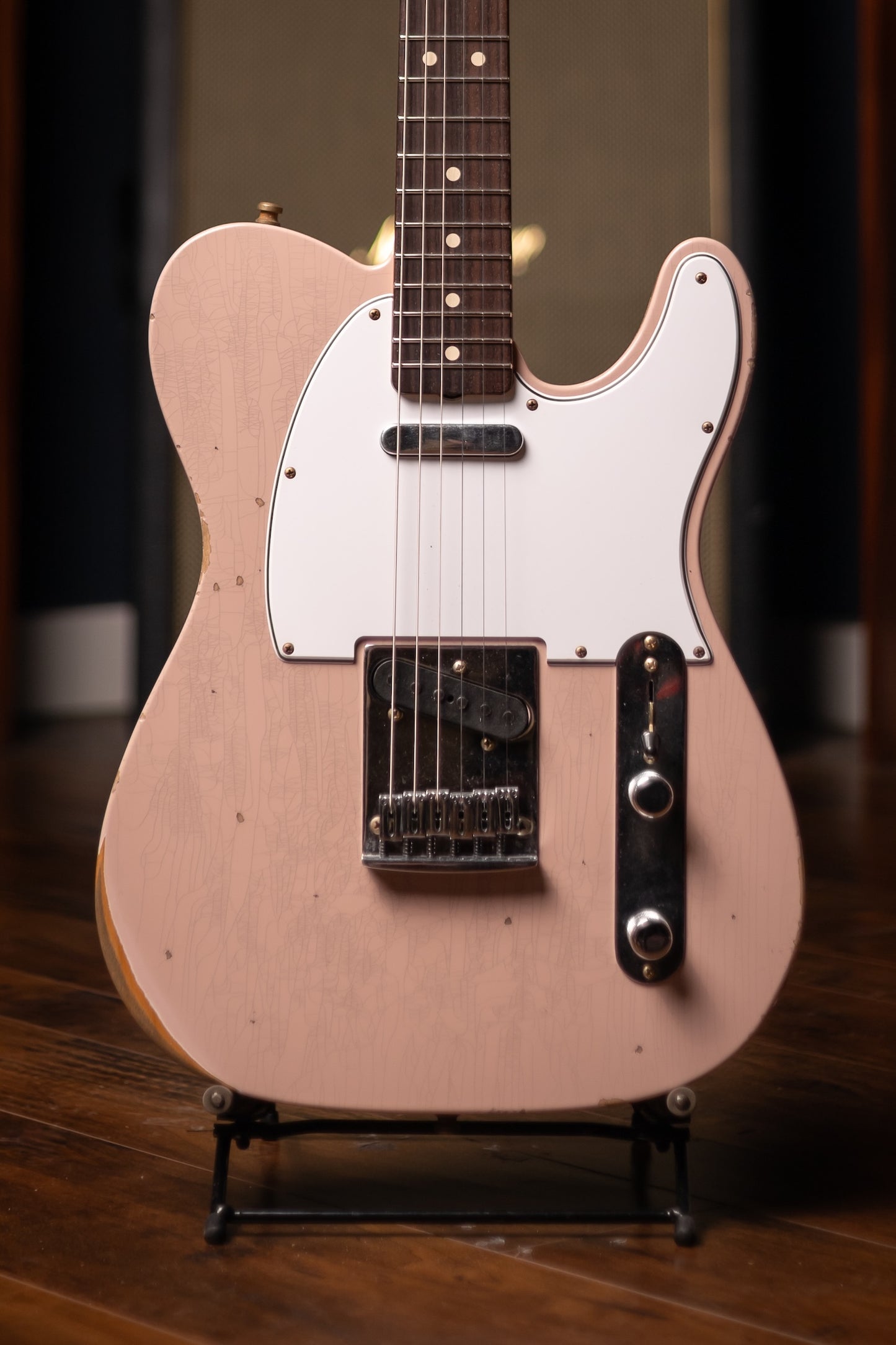 Fender Custom Shop SR25 Telecaster Pro 2025 Relic Electric Guitar - Dirty Shell Pink