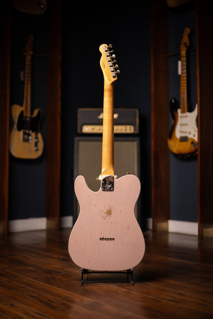 Fender Custom Shop SR25 Telecaster Pro 2025 Relic Electric Guitar - Dirty Shell Pink
