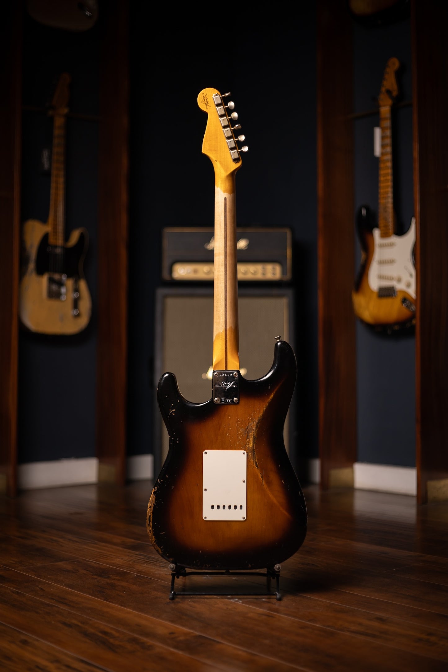 Fender 1957 Stratocaster Heavy Relic Electric Guitar - Aged 2-Color Sunburst