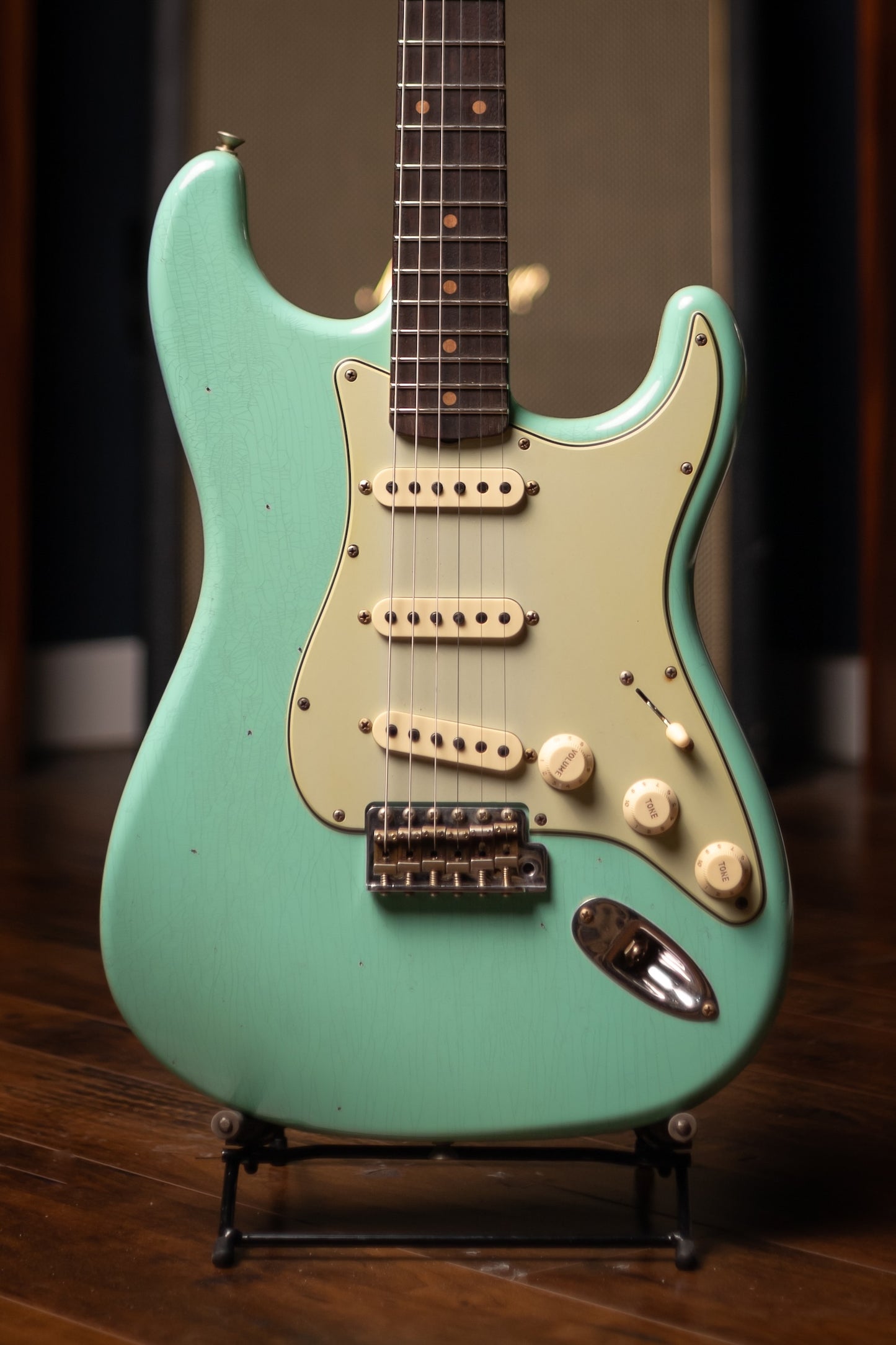 Fender 1959 Stratocaster® Journeyman Relic®  Electric Guitar - Faded Aged Sea Foam Green