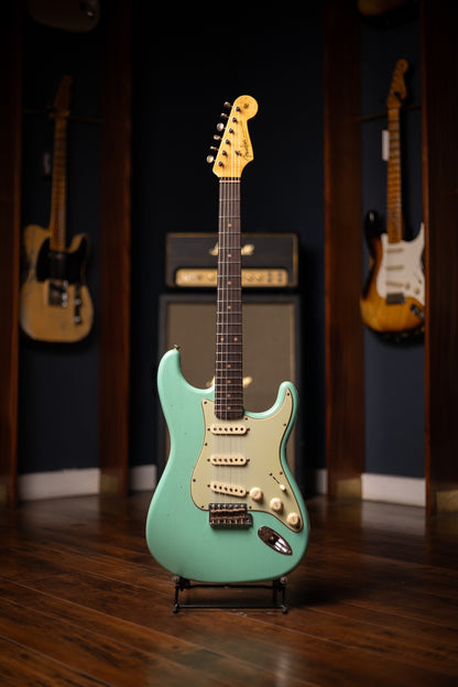Fender 1959 Stratocaster® Journeyman Relic®  Electric Guitar - Faded Aged Sea Foam Green
