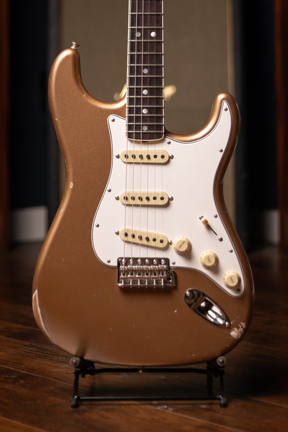 Fender 1967 Stratocaster® Relic Electric Guitar - Aged Firemist Gold