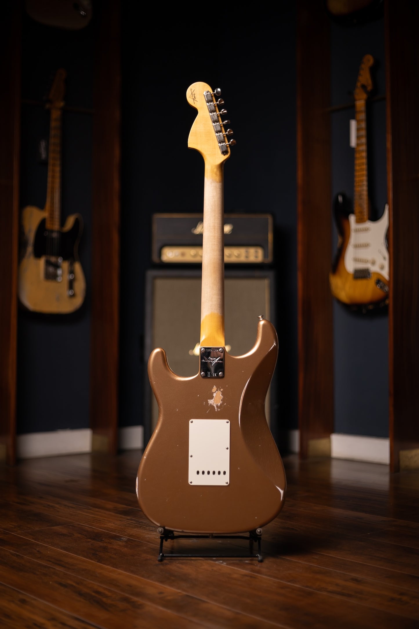 Fender 1967 Stratocaster® Relic Electric Guitar - Aged Firemist Gold