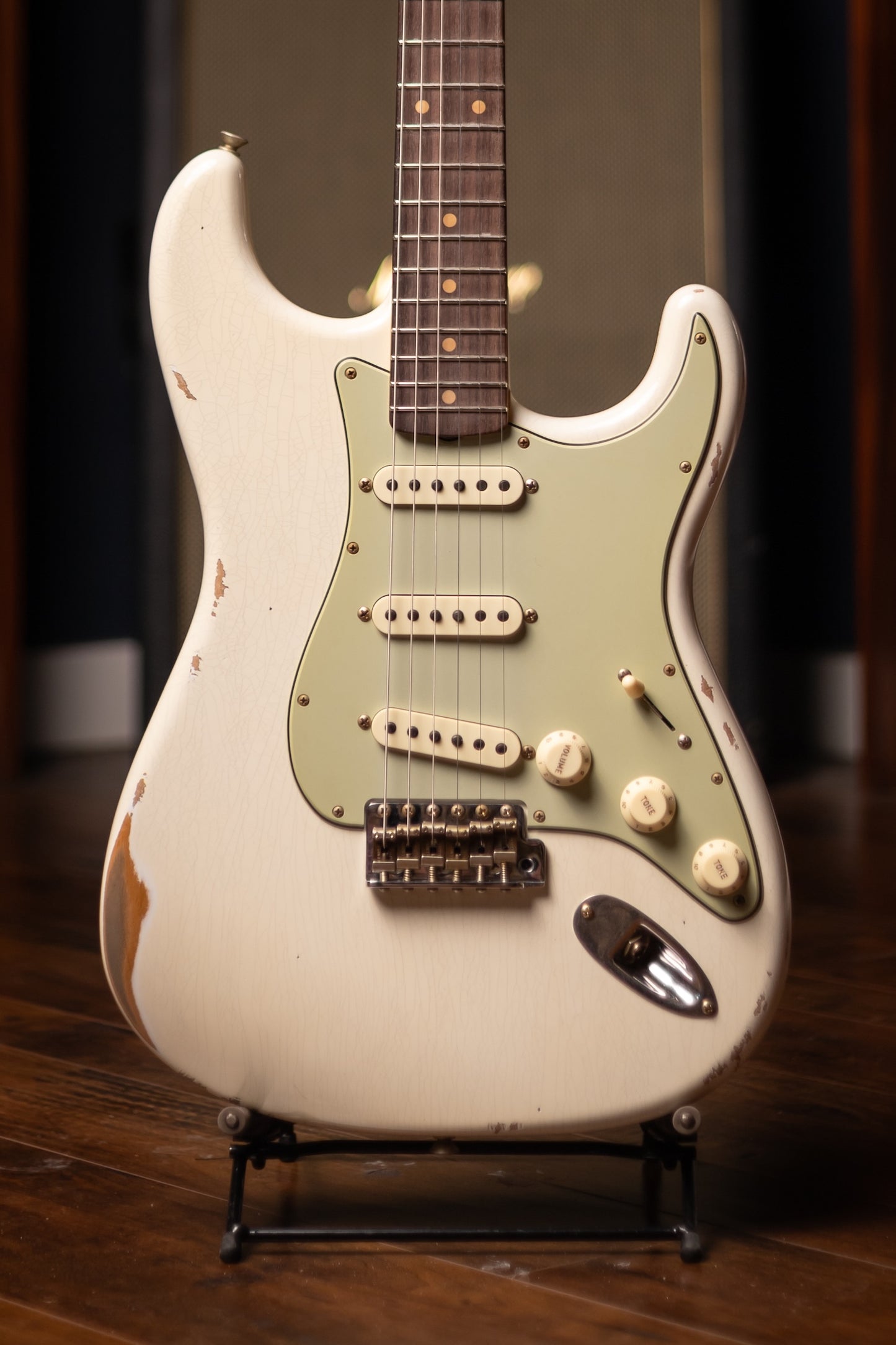 Fender 1962 Stratocaster® Relic® Electric Guitar - Aged Olympic White