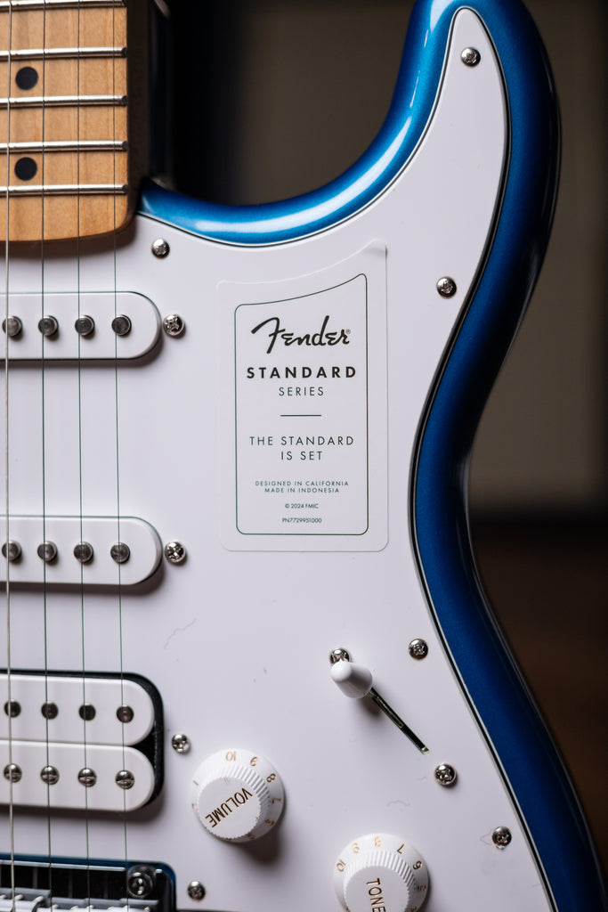 Fender Standard Stratocaster HSS Maple Fingerboard Electric Guitar - Aqua Marine Metallic