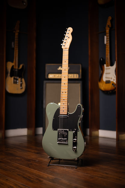 Fender Limited Edition American Ultra II Telecaster Electric Guitar - Antique Olive with Hardshell Case