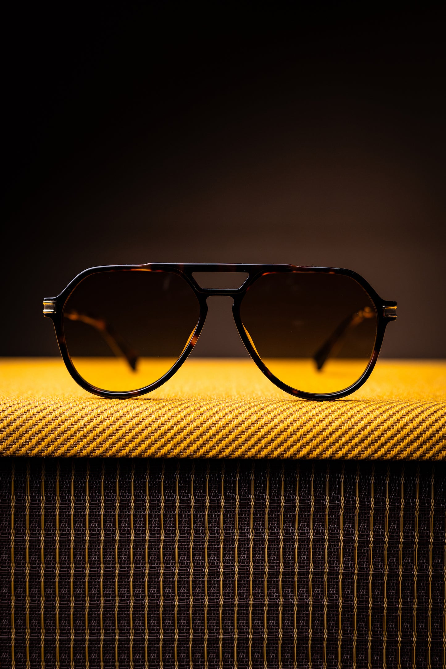 Johann Wolff Sunglasses - Bernau in Havana w/ Light Sunset Polarized Lenses