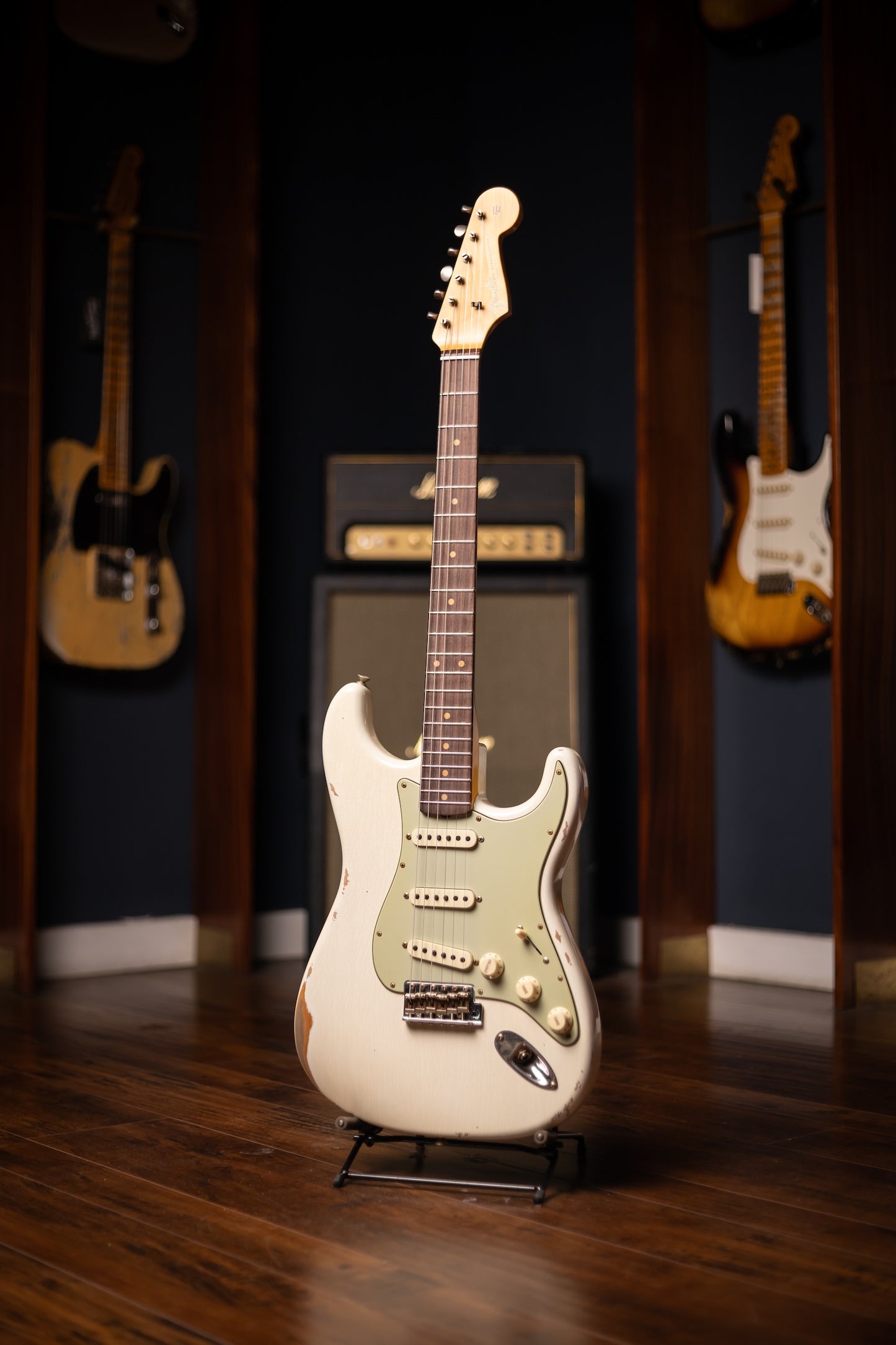 Fender 1962 Stratocaster® Relic® Electric Guitar - Aged Olympic White
