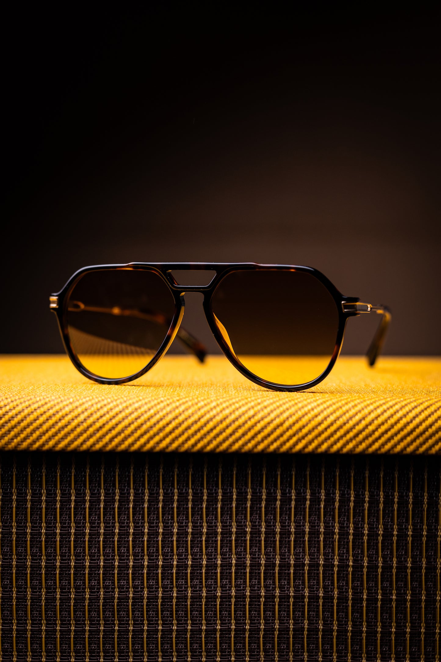 Johann Wolff Sunglasses - Bernau in Havana w/ Light Sunset Polarized Lenses