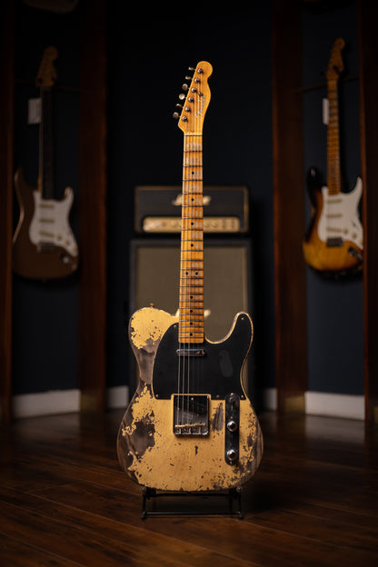 Fender Custom Shop 1951 Nocaster Super Heavy Relic Telecaster Electric Guitar - Super Faded Aged Nocaster Blonde