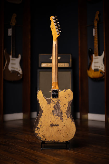 Fender Custom Shop 1951 Nocaster Super Heavy Relic Telecaster Electric Guitar - Super Faded Aged Nocaster Blonde