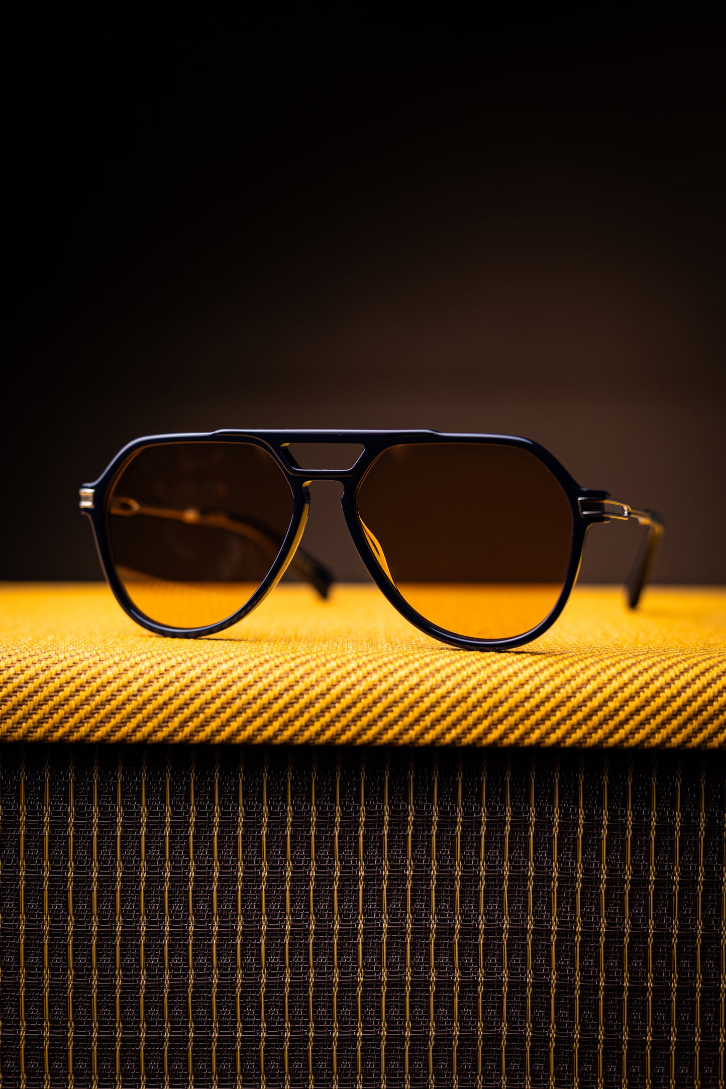 Johann Wolff Sunglasses - Bernau in Navy w/ Tuscan Polarized Lenses