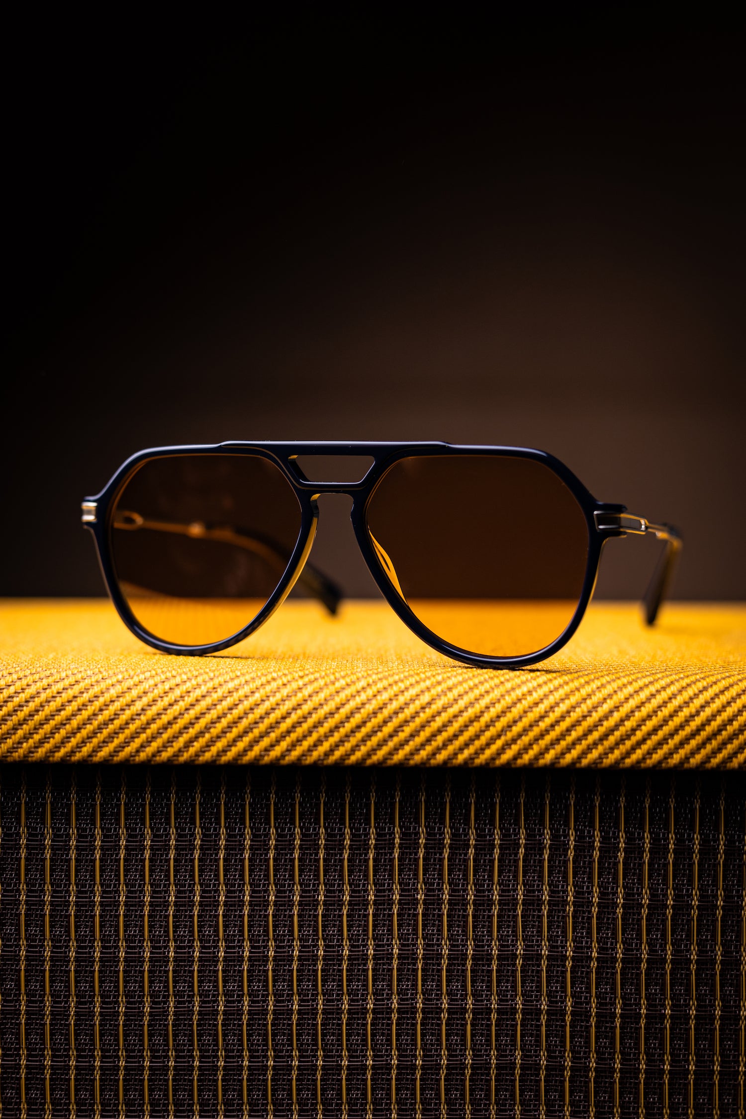 Johann Wolff Sunglasses - Bernau in Navy w/ Tuscan Polarized Lenses