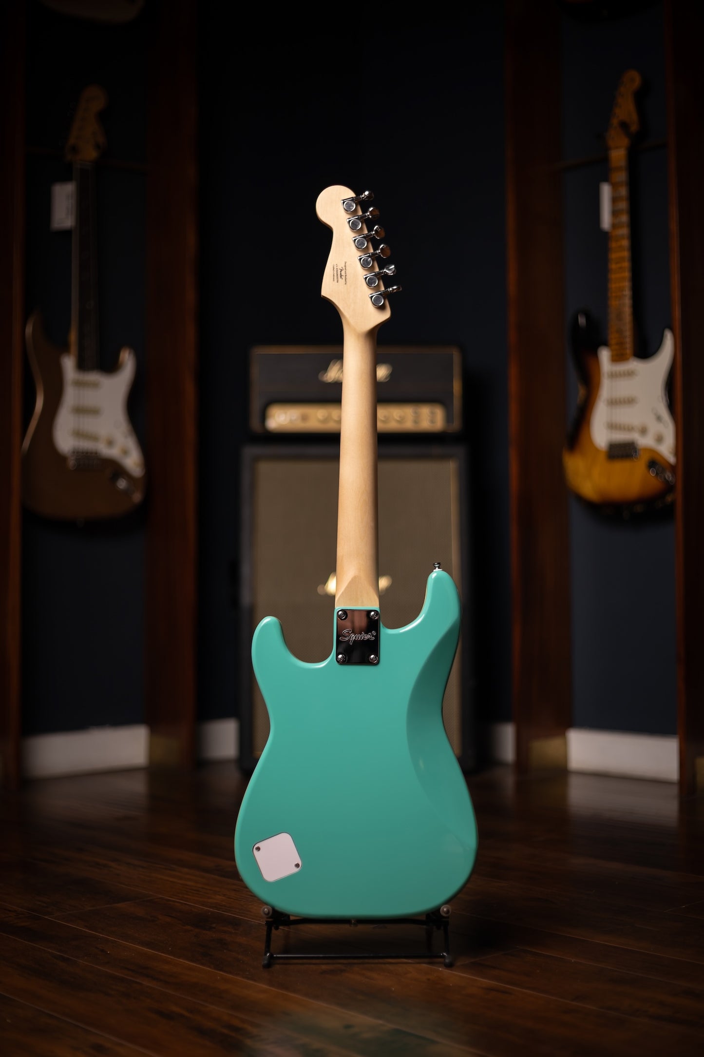 Squier Stratocaster Mini Electric Guitar - Sea Foam Green