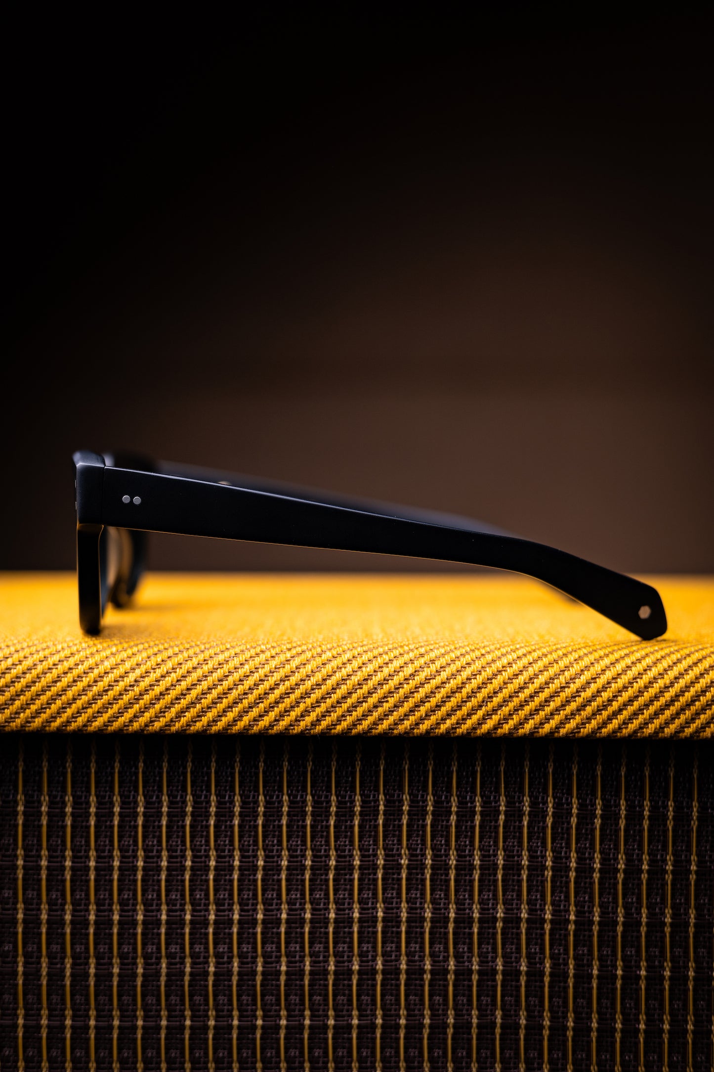 Johann Wolff Sunglasses - Martin in Matte Black w/ Green Polarized Lenses