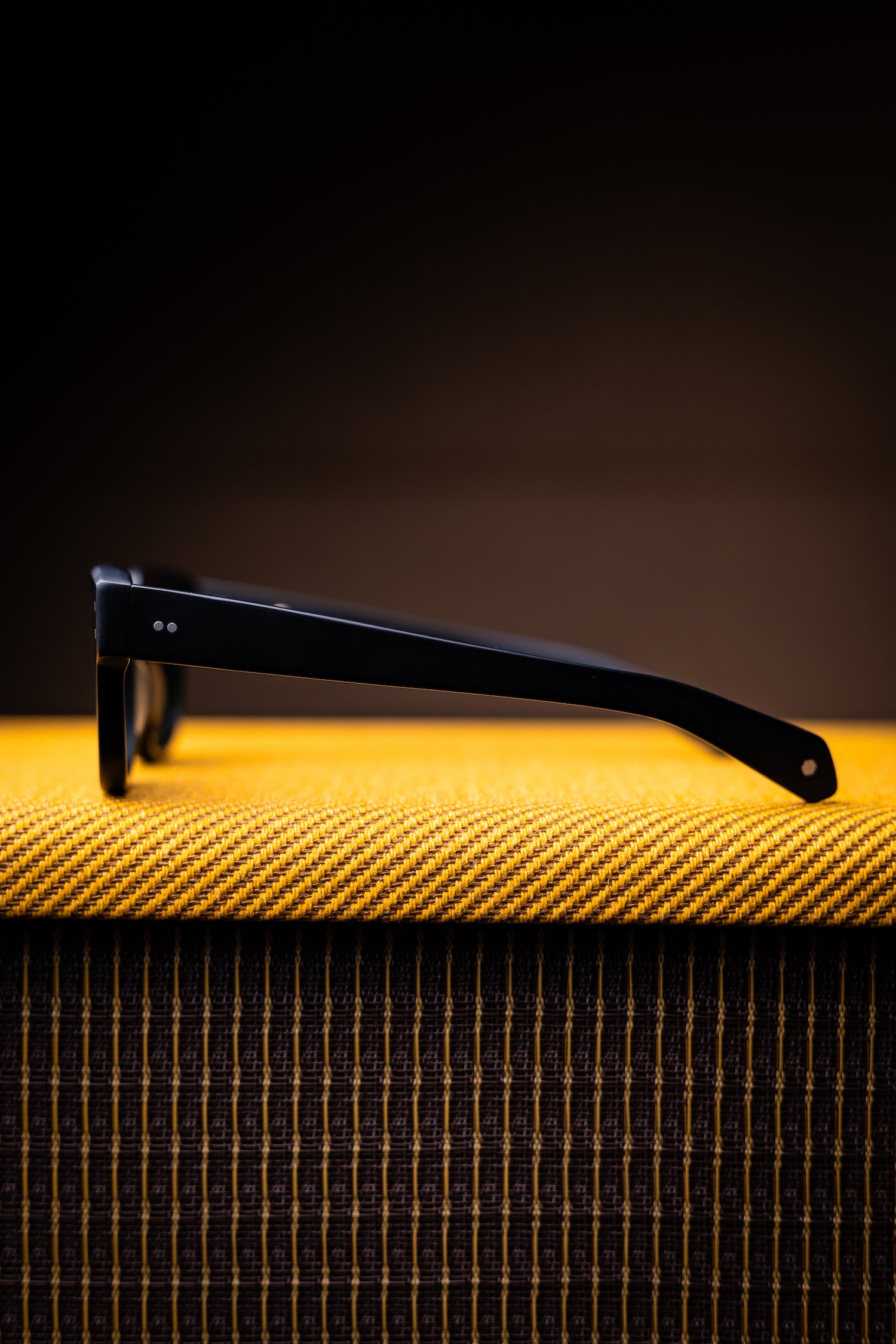 Johann Wolff Sunglasses - Martin in Matte Black w/ Green Polarized Lenses