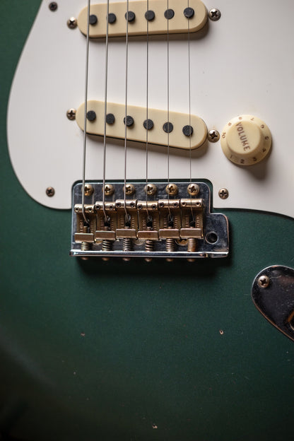 Fender Custom Shop 1956 Journeyman Relic Stratocaster Electric Guitar - Aged Sherwood Green Metallic