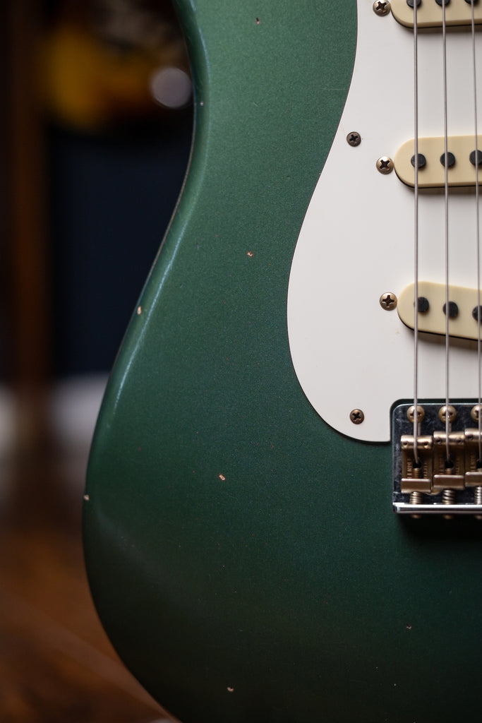 Fender Custom Shop 1956 Journeyman Relic Stratocaster Electric Guitar - Aged Sherwood Green Metallic