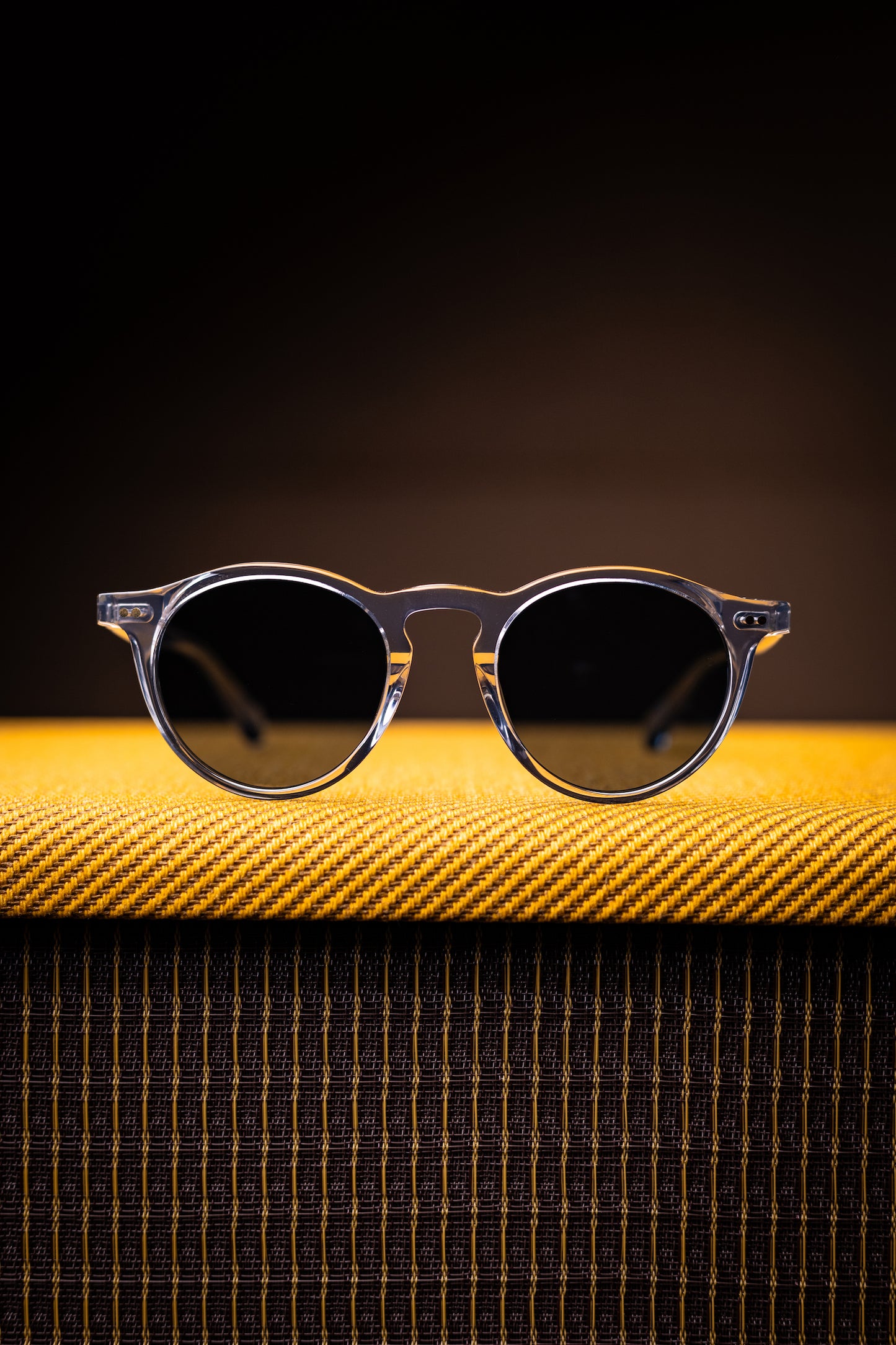 Johann Wolff Sunglasses - Walter in Fog w/ Blue Lenses
