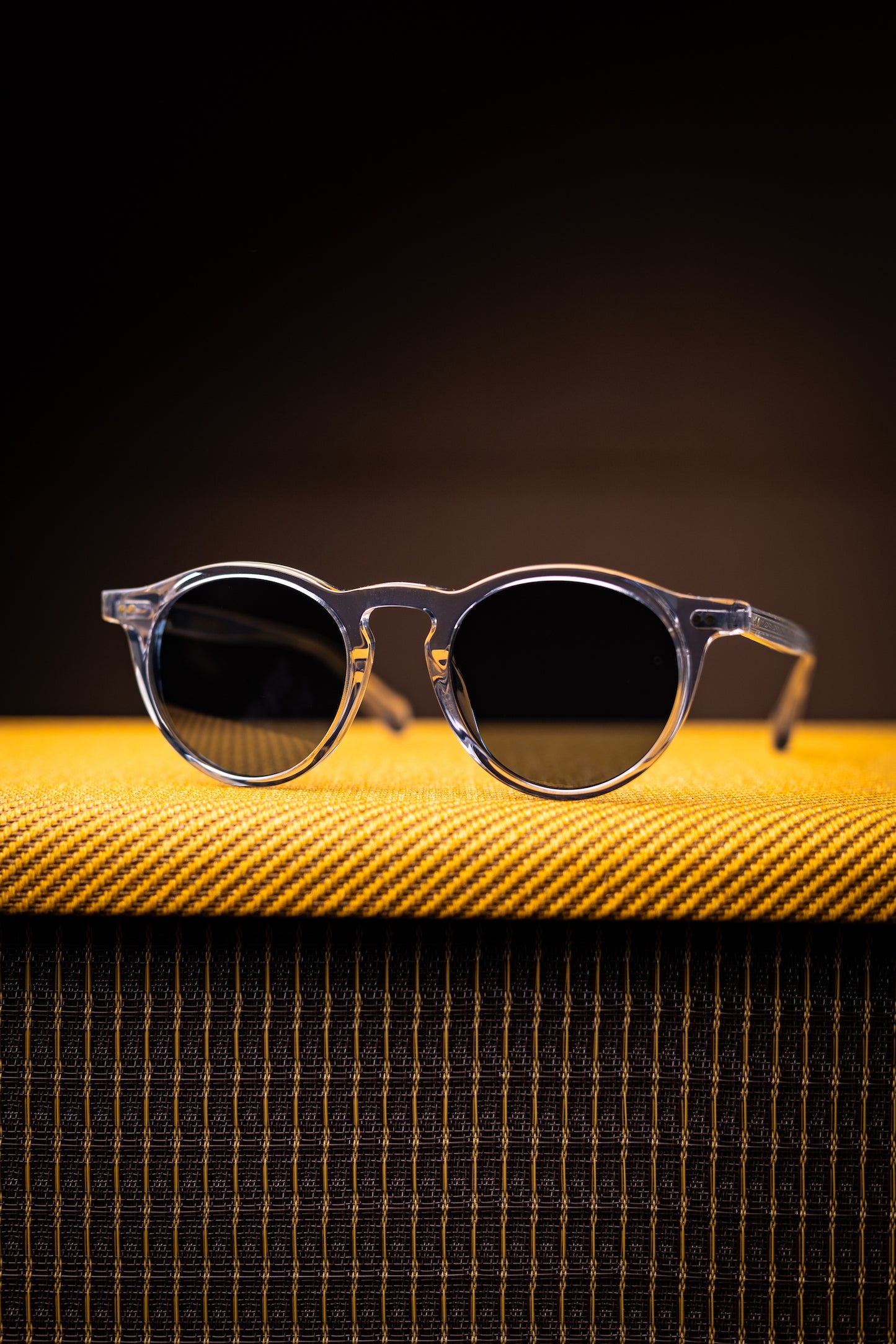 Johann Wolff Sunglasses - Walter in Fog w/ Blue Lenses
