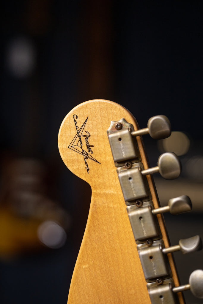 Fender Custom Shop 1956 Journeyman Relic Stratocaster Electric Guitar - Aged Sherwood Green Metallic