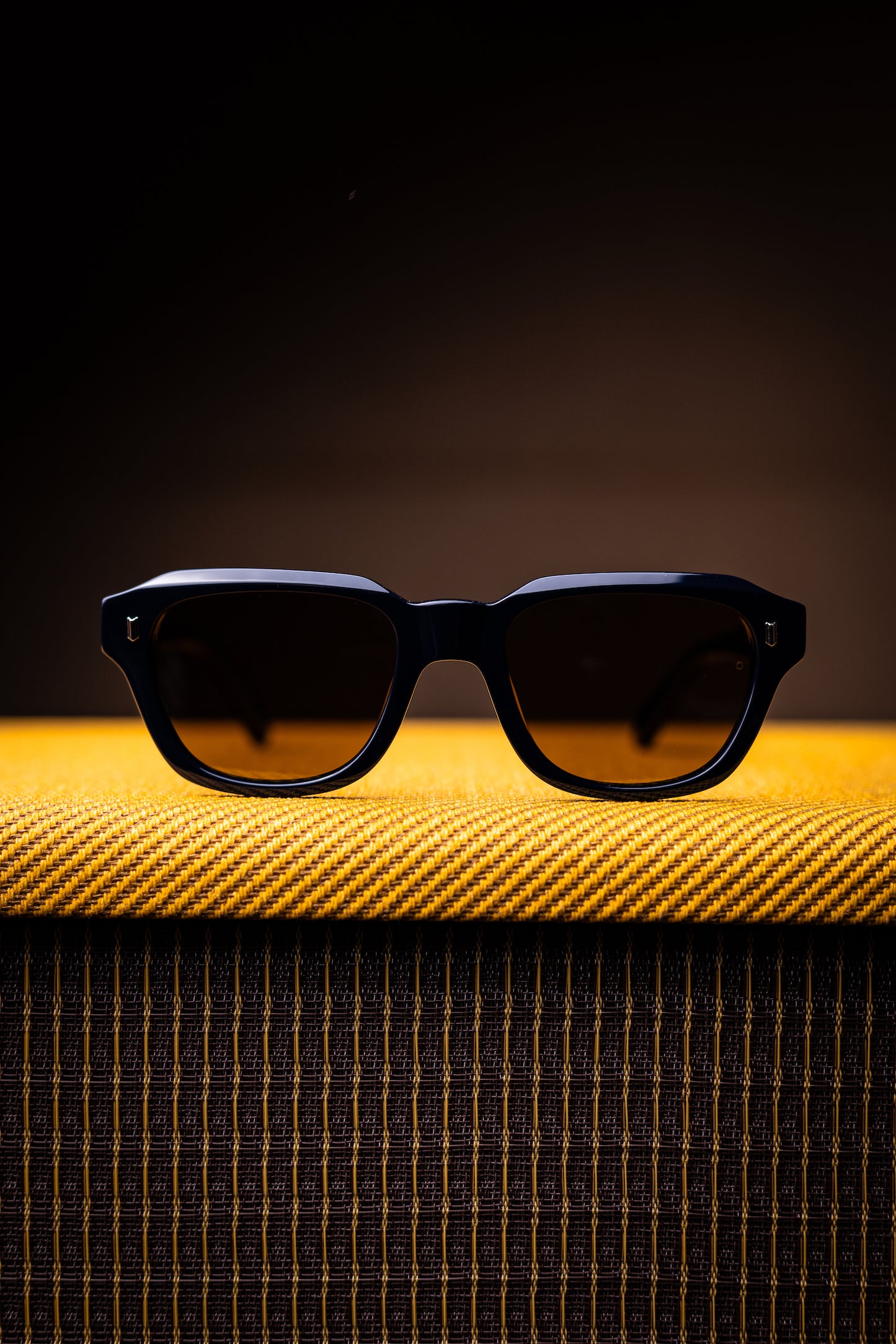 Johann Wolff Sunglasses - Dessau in Navy w/ Tuscan Lenses
