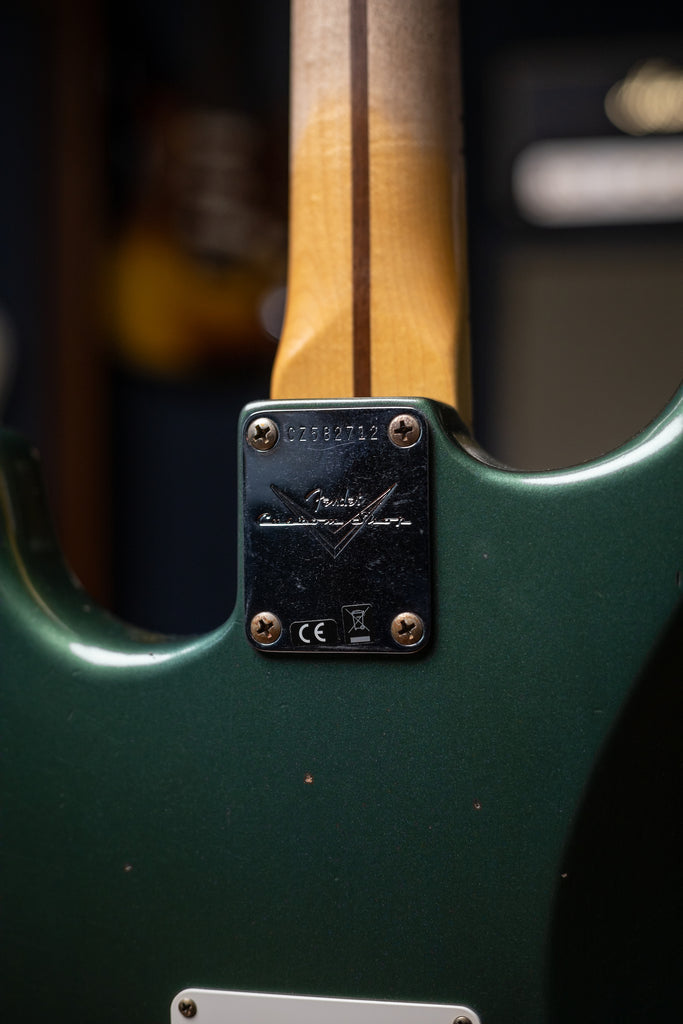 Fender Custom Shop 1956 Journeyman Relic Stratocaster Electric Guitar - Aged Sherwood Green Metallic