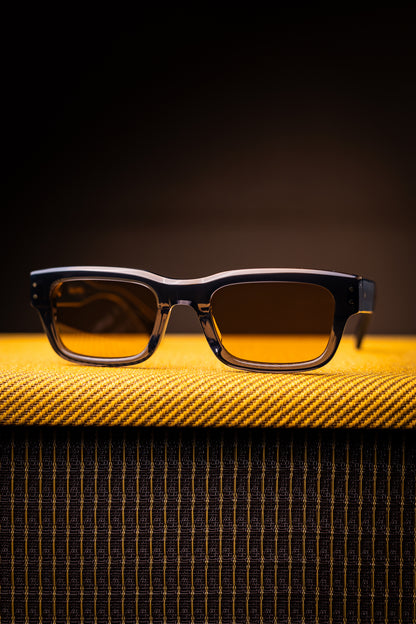 Johann Wolff Sunglasses - Konrad in Smoke Tuscan w/ Brown Polarized Lenses