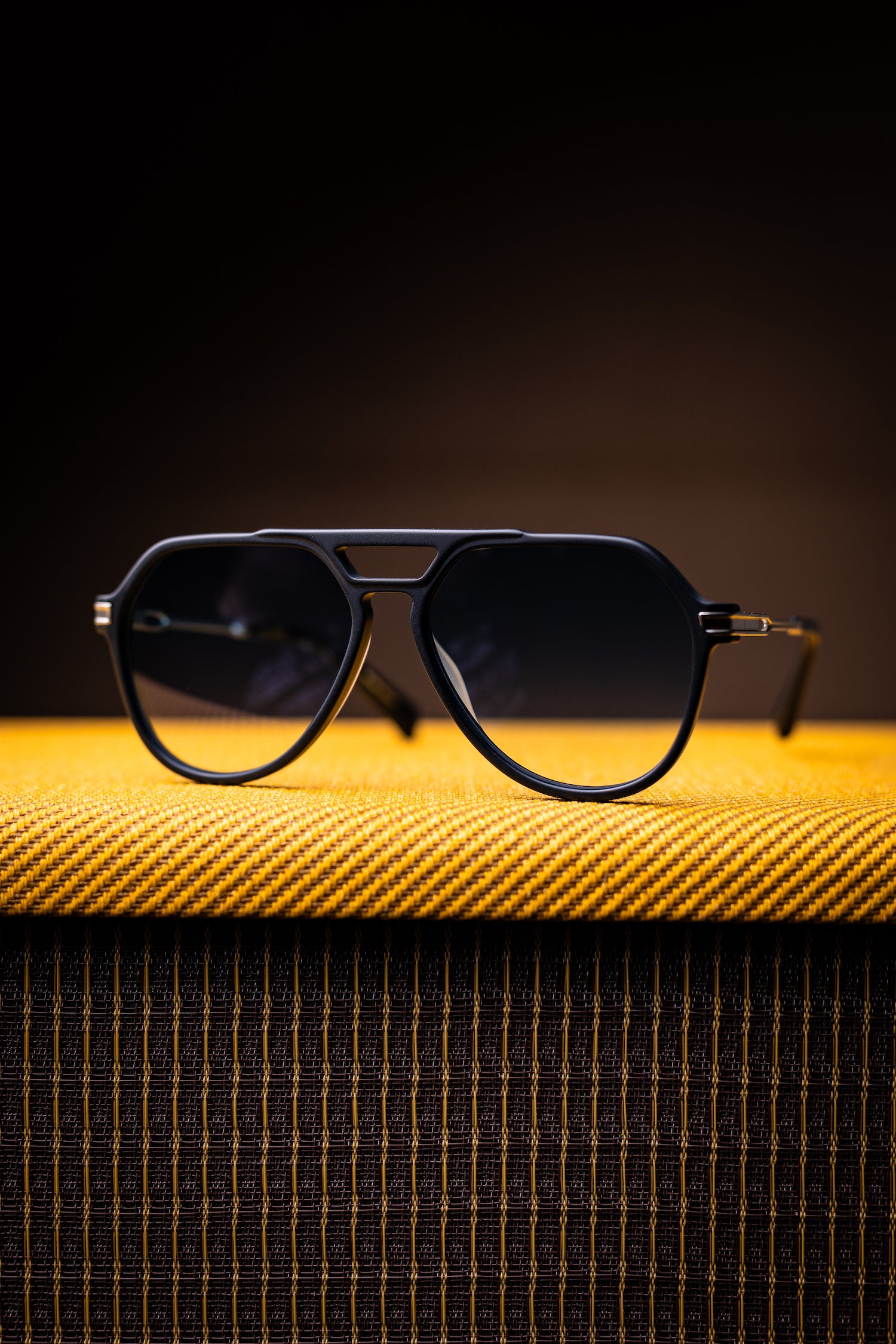 Johann Wolff Sunglasses - Bernau in Matte Black w/ Light Sky Blue Polarized Lenses
